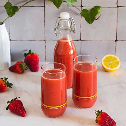 Strawberry Juice Recipe