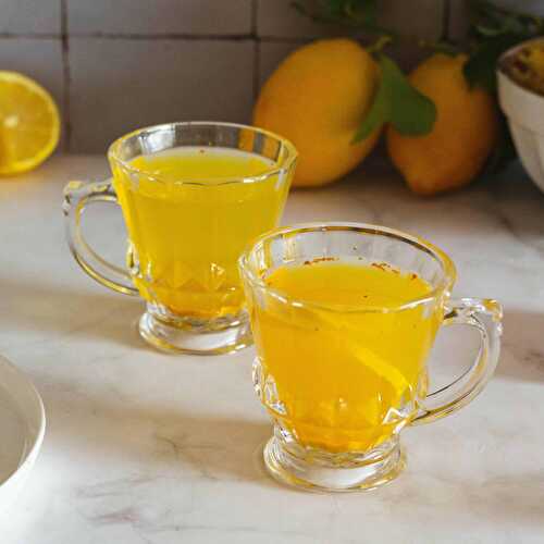 Lemon Ginger Turmeric Tea