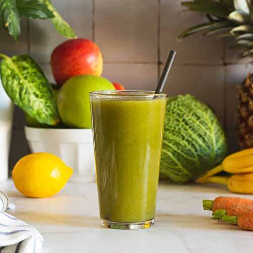 High-fiber Smoothie for Constipation and Bloating