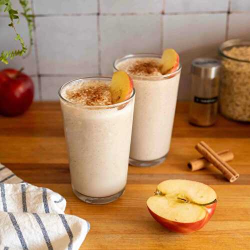 Cinnamon Apple Smoothie Recipe (Low Calorie Protein Shake)