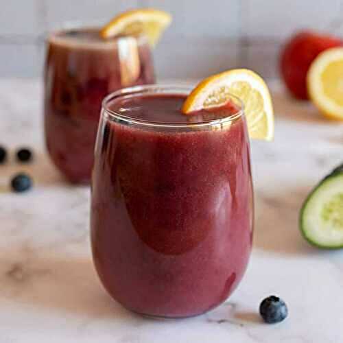 Organic Blueberry Juice Recipe and Benefits