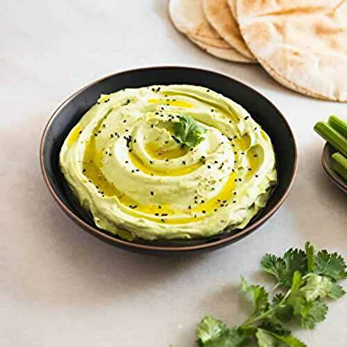 Best Green Edamame Hummus Dip (Creamy, Easy & Quick)