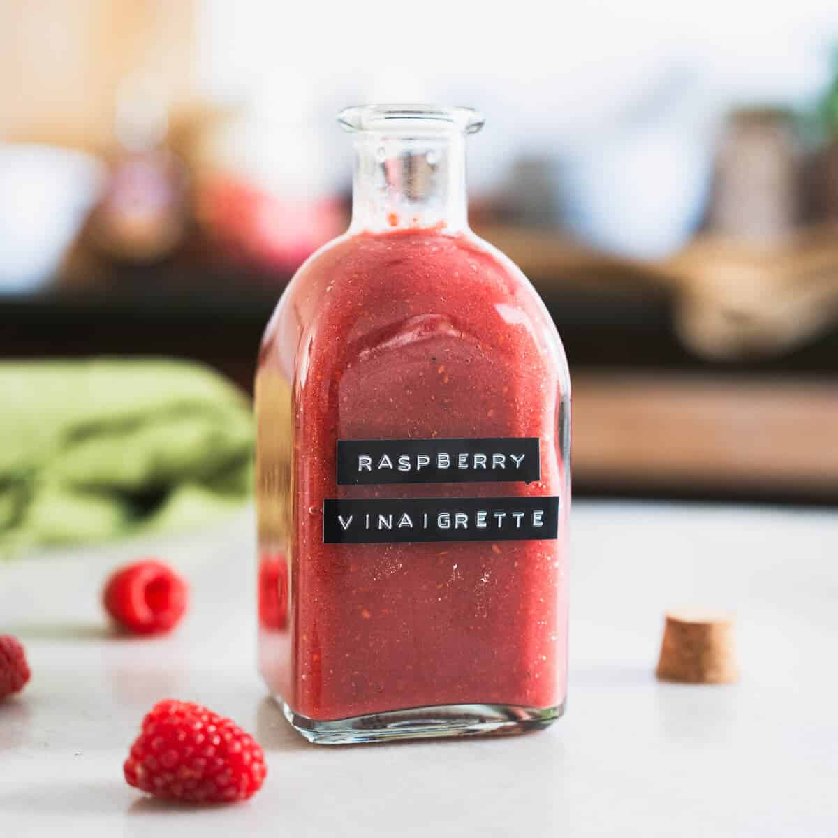 Easy Balsamic Raspberry Dressing (Salad Vinaigrette)