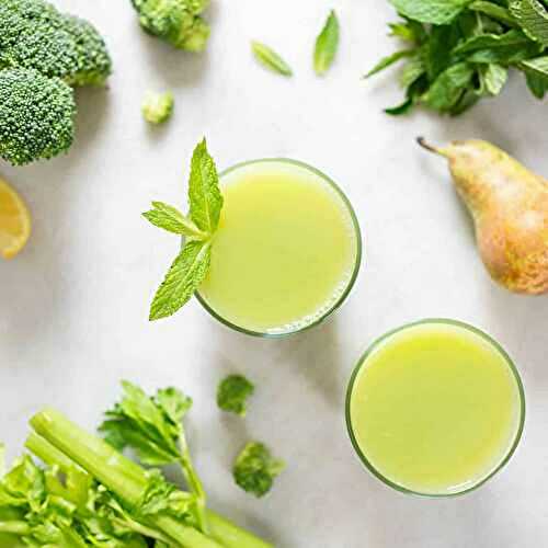 Can You Juice Broccoli? Meet the Healthy Pear-Celery-Lemon Blend