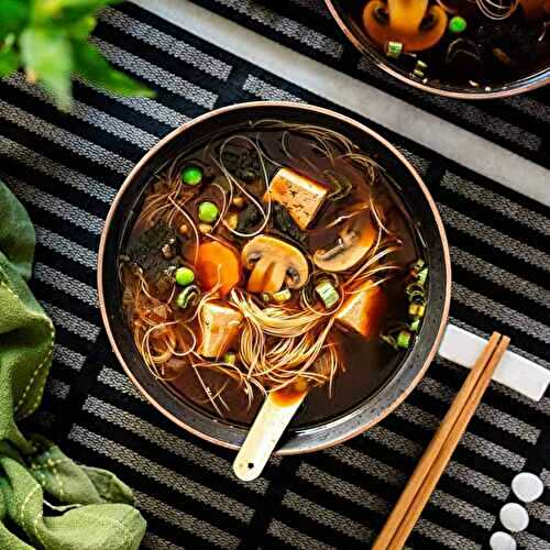 Easy Vegetable Miso Soup with Tofu (Hearty & Healthy)