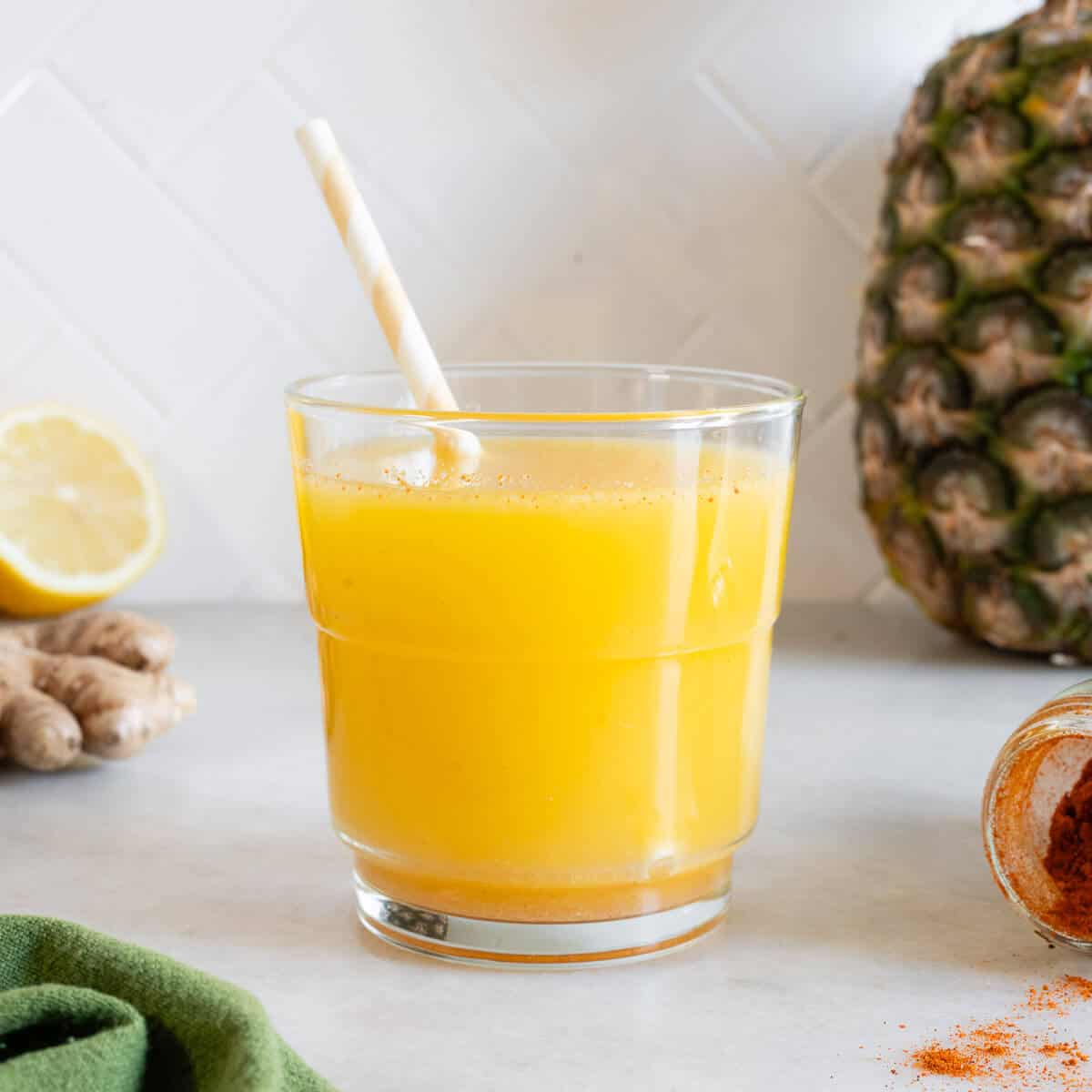 Pineapple Juice for Sore Throat