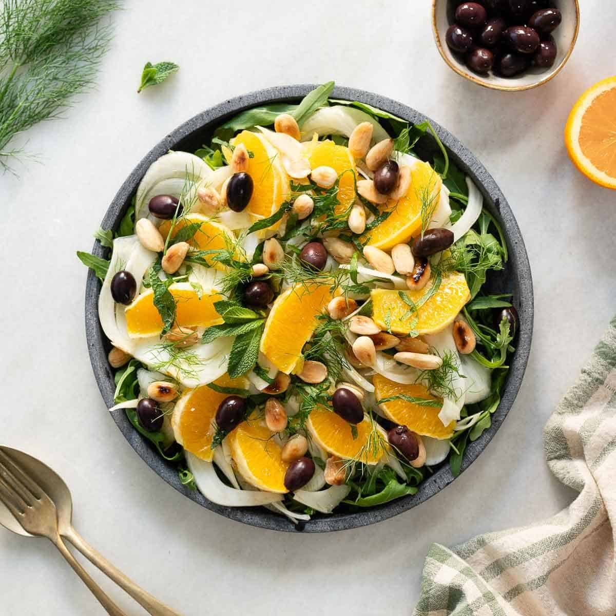 Fresh Aromatic Citrus Fennel Salad