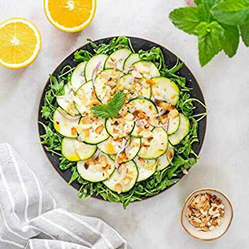 Marinated Raw Zucchini Salad