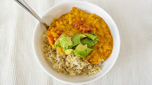 Instant Pot Plant-Based Lentil Curry