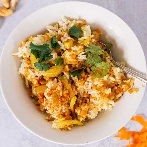 Healthy, Easy Carrot Rice