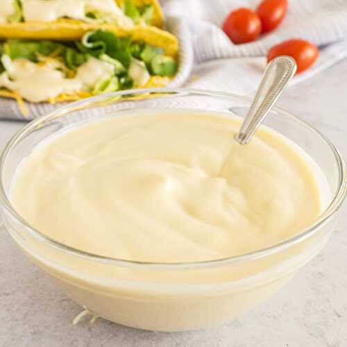 Vegan Sour Cream Recipe (With Silken Tofu)
