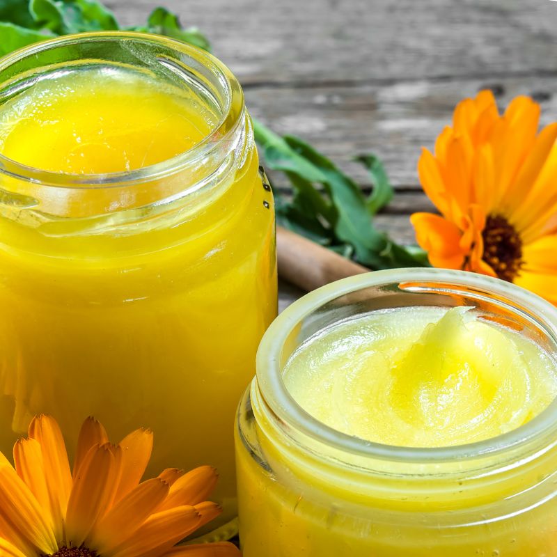 DIY Calendula Salve Recipe (Healing Inflamed Skin)