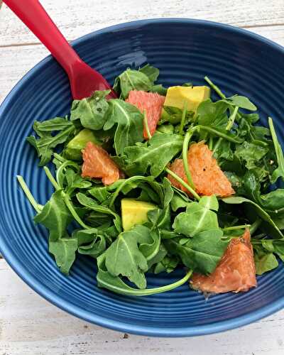 Grapefruit, Avocado & Arugula Salad