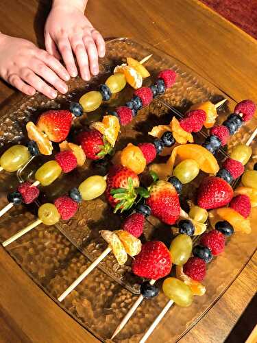 NO COOK, Easy Kabobs for Kids