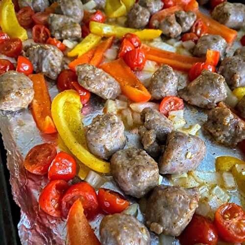 🍅 Baked Italian Sausage with Veggies