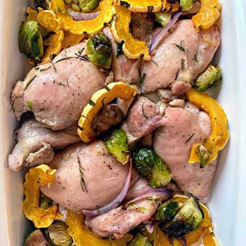 Best Baked Chicken and Squash