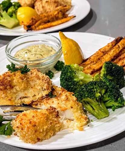 Easy Baked Cod with Panko and Parmesan Breadcrumbs