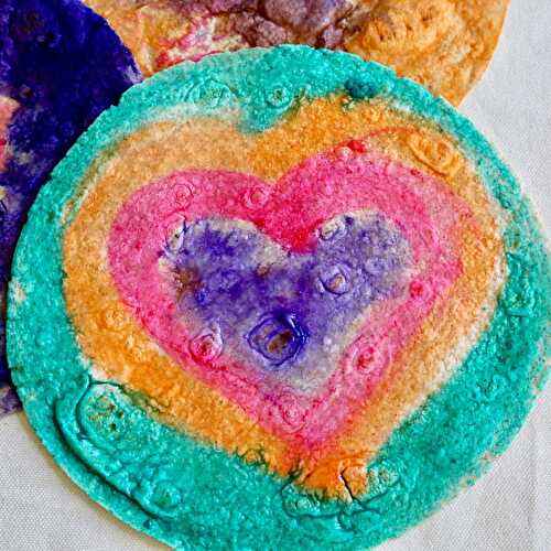 Color Tortillas with Edible Paint