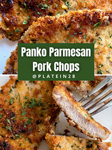 Panko Parmesan Pork Chops Story