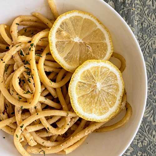 🍋 Lemon Garlic Pasta