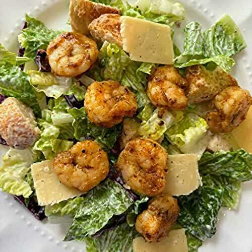 🦐 Blackened Shrimp Caesar Salad