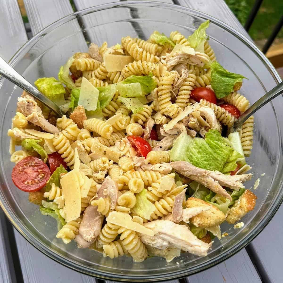 🥗 Homemade Caesar Pasta Salad