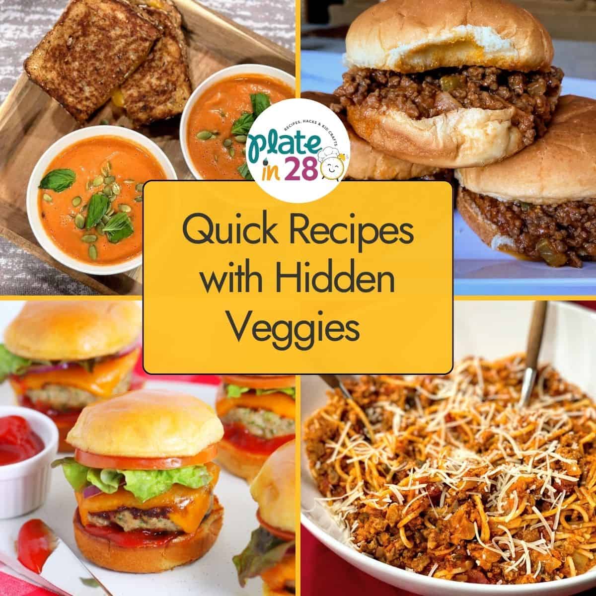 Quick Recipes with Hidden Vegetables for Kids