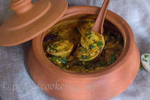 Ande Ka Salan/Egg Curry Recipe - Pooja's Cookery