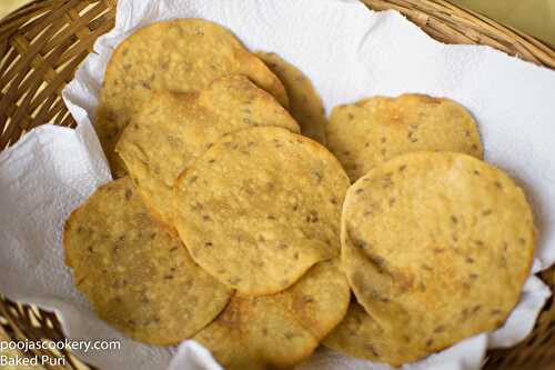 Baked Puri : Step by step recipe with pictures and video