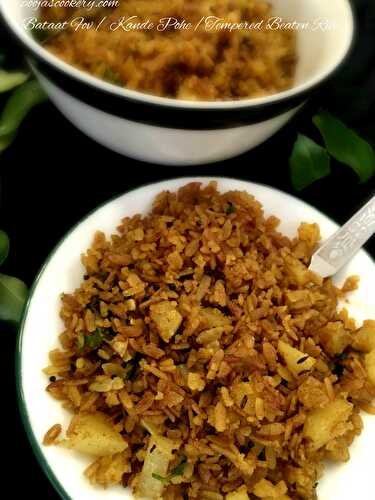 Bataat Fov / Kande Pohe /Tempered Beaten Rice