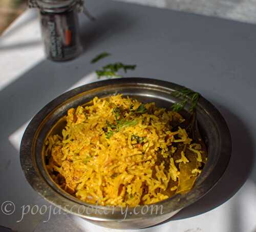 Chicken Chipotle Pulav - Pooja's Cookery