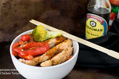 Chicken Teriyaki One-Pot Meal Recipe - Pooja's Cookery