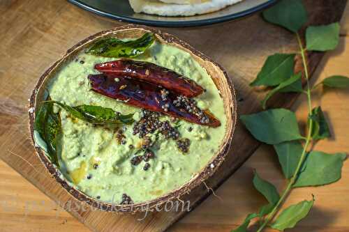 Coconut Chutney : An Indian Condiment Recipe - Pooja's Cookery
