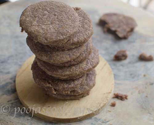 Healthy Ragi Nankhatai /Finger Millet Cookies recipe - Pooja's Cookery