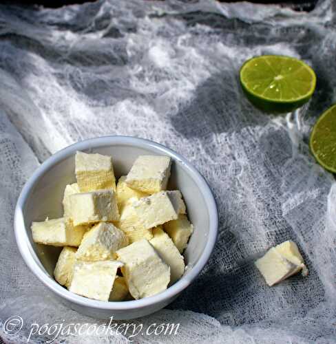 Homemade Paneer / Indian Cottage Cheese Recipe - Pooja's Cookery