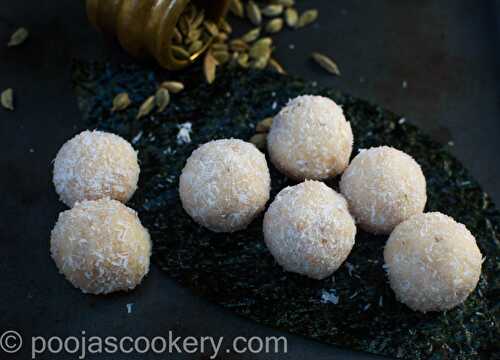 Instant Coconut Ladoo Recipe - Pooja's Cookery