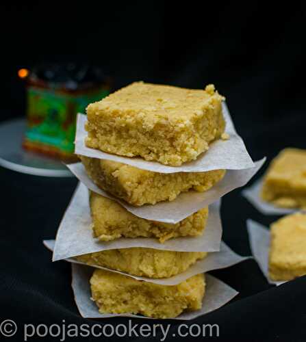 Kalakand / Soft Milk Cake recipe - Pooja's Cookery