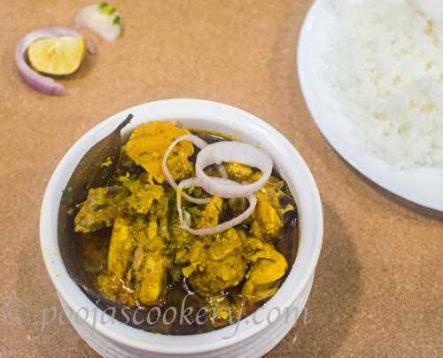 Quick Dahi Chicken in Pressure Cooker - Pooja's Cookery