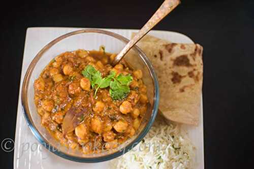 Quick Restaurant Style Pindi Chole- Pooja's Cookery