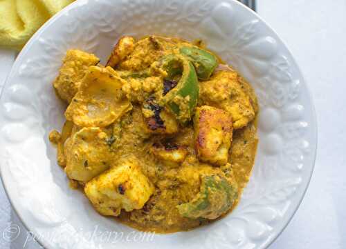 Restaurant Style Paneer Curry or Paneer Tikka Masala - Pooja's Cookery