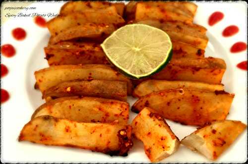 Spicy Baked Potato Wedges
