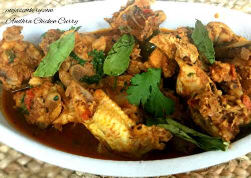 Step by step recipe of Andhra Chicken Curry