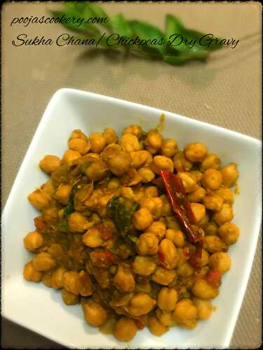 Sukha Chana/Chickpeas Dry Gravy