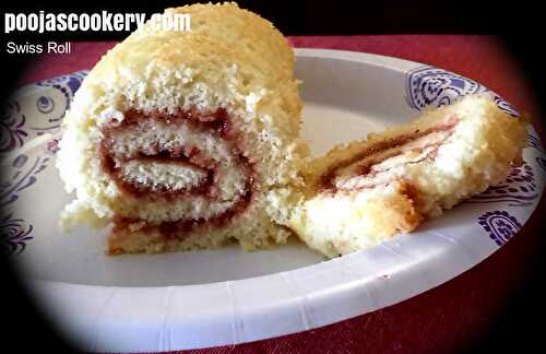 Swiss Roll Recipe | Swiss Roll Cake Recipe| Swiss Roll Sponge Recipe