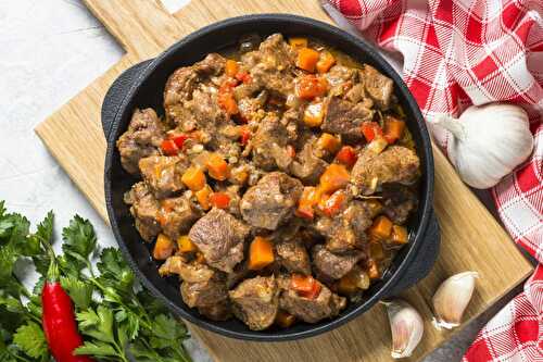 Beef stew with mix vegetables