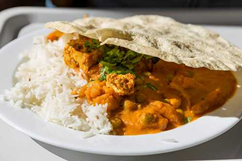Chicken Tenderloins with Curry and Rice