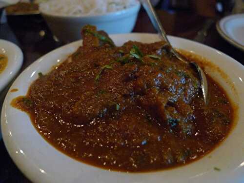 Goat meat curry