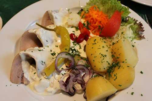 Herring salad with potatoes