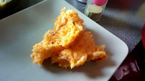 Mash potatoes with carrots