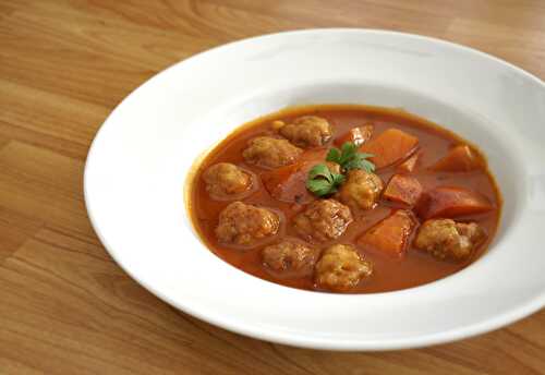 Meatball style stew